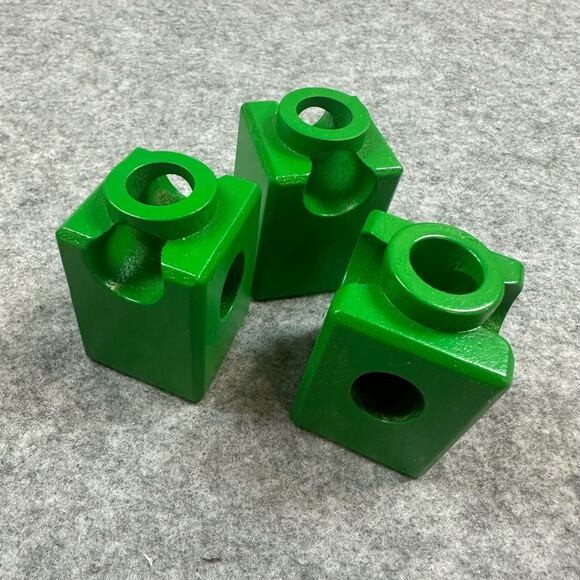 Hape Quadrilla Marble Run Replacement Pieces 3 Green Tower Blocks Bricks Chutes - Picture 1 of 8